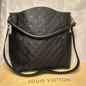 Louis Vuitton Bagatelle Noir Monogram Empreinte